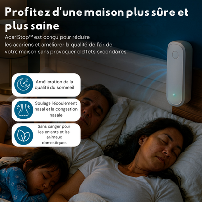 AcariStop™ – Le dispositif anti acariens qui assainit votre intérieur sans produits chimiques