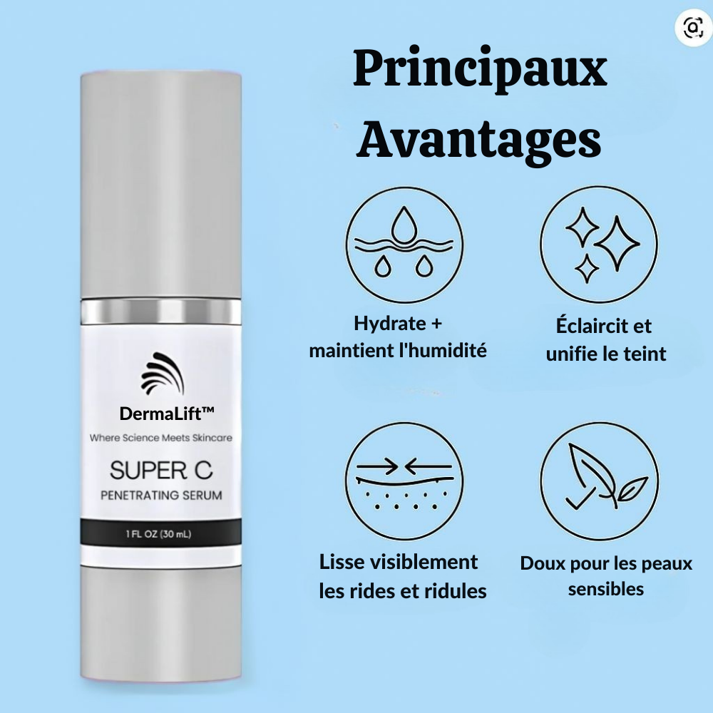DermaLift™ 48 Serum – Le sérum haute performance qui lifte et lisse la peau en 48 heures