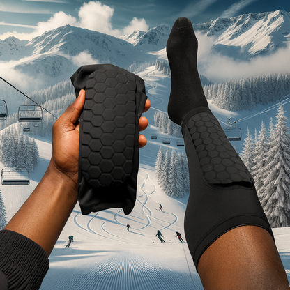 SkiShield™ | Protégez votre tibia – et retrouvez votre journée de ski