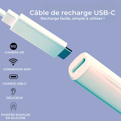 WaxClear™ | Nettoyage des oreilles intelligent avec une technologie avancée