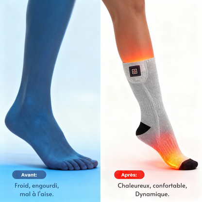 ThermaPied™ – Les chauffe chaussettes électriques qui gardent vos pieds au chaud toute la journée