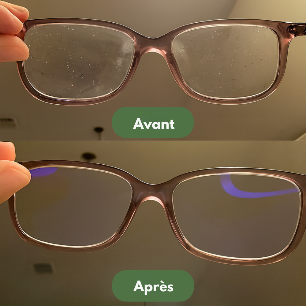 OptiClair™ – La solution ultra propre qui redonne une clarté parfaite à vos lunettes