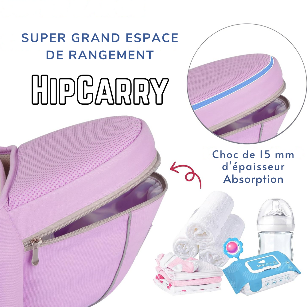 HipCarry™ | Confort ergonomique qui facilite le port de l'enfant