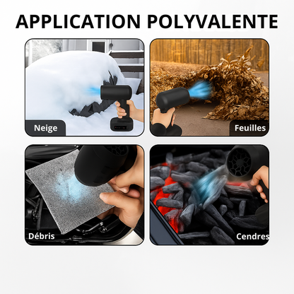LeafBreeze™ | Souffleur sans fil pour un nettoyage rapide des feuilles, de la saleté, de la poussière et des déchets quotidiens