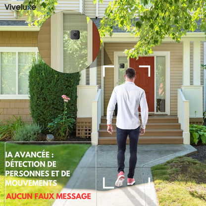 GardeVue™ | Caméra intérieure discrète qui protège votre maison – sans perçage