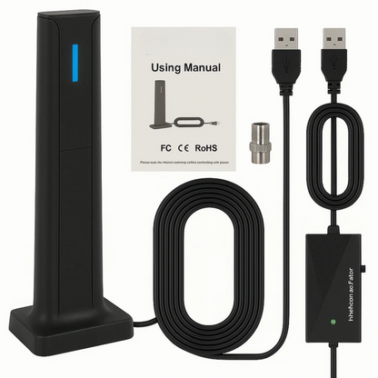 AntenneHD™ Pro – L’antenne haute performance qui capte des chaînes HD gratuites avec une clarté remarquable