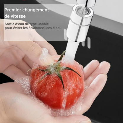 FlexiFlow™ | Rallonge de robinet 360° – flux d’eau flexible et pratique pour tout évier