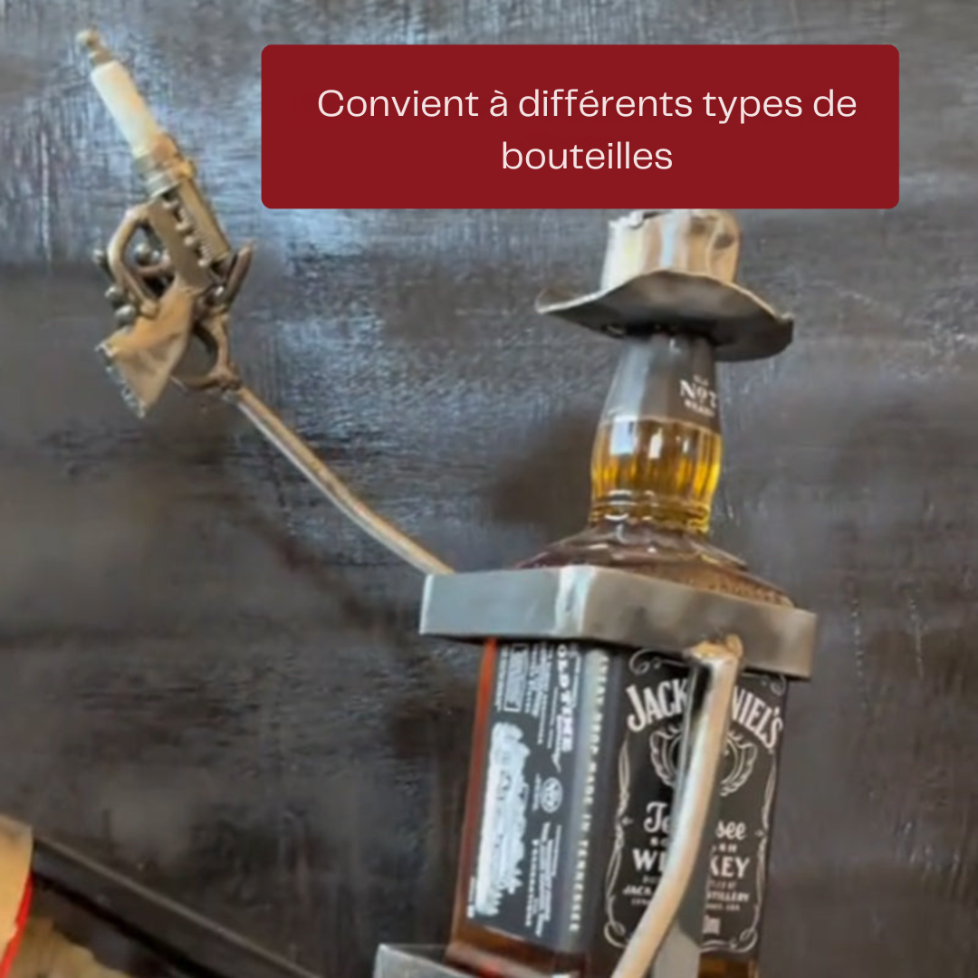 BottleMount™ | Support de bouteille en forme de crâne