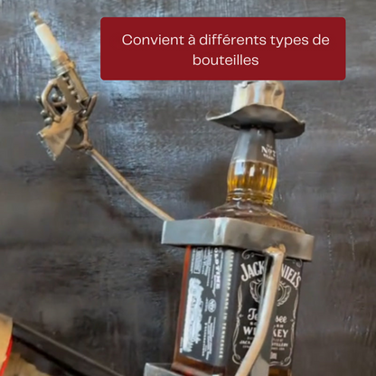 BottleMount™ | Support de bouteille en forme de crâne