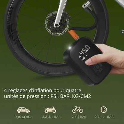 AirCharge Pro™ | Den ultimative bærbare 4-i-1-dækpumpe🚗