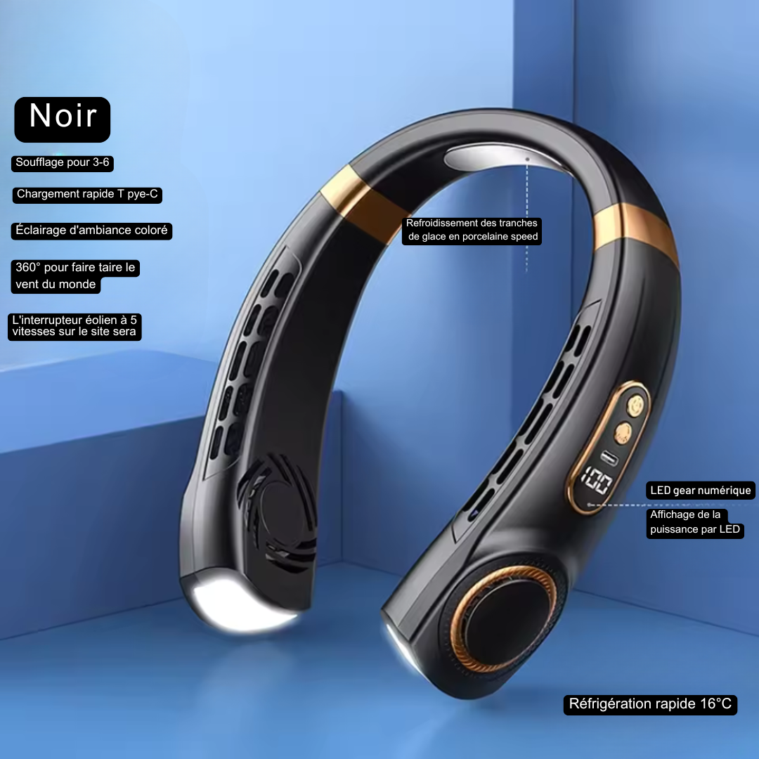 NeckBreeze™ | Le climatiseur personnel que vous emportez partout avec vous