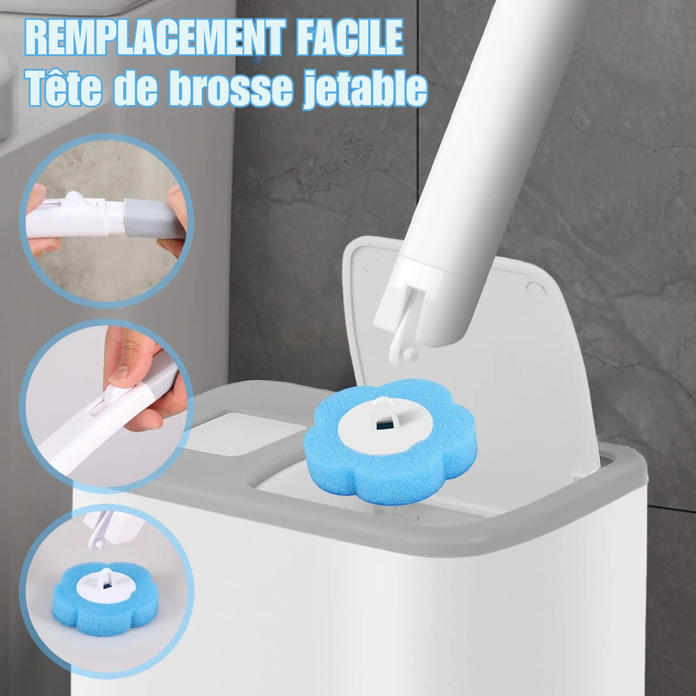 SaniBrosse™ – La brosse WC ultra hygiénique qui élimine les bactéries au lieu de les étaler