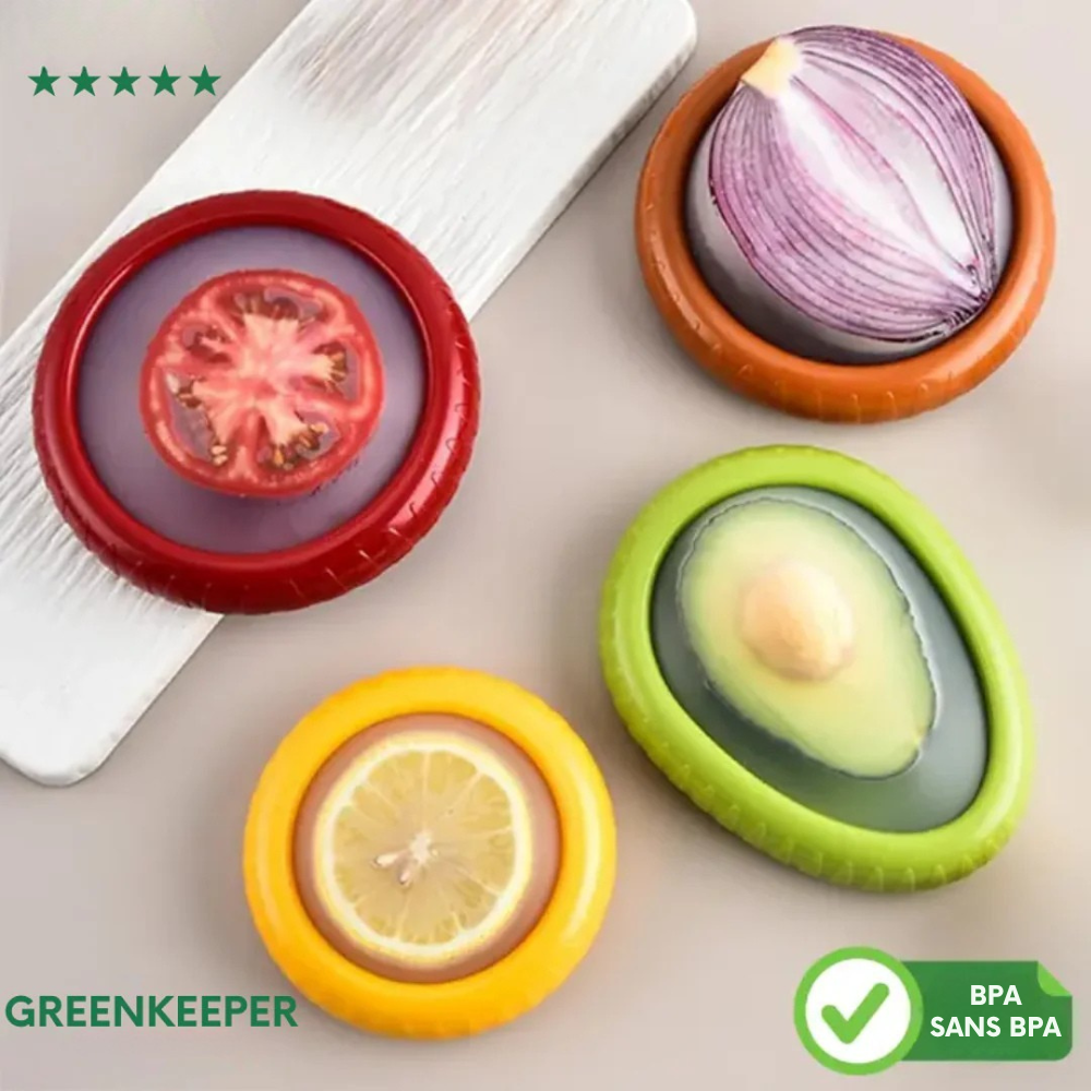 GreenKeeper™ | Contenants pour fruits et légumes avec joint en silicone
