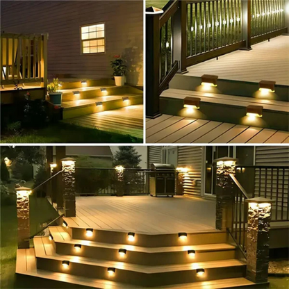 ÉclatSolaire™ | Éclairage solaire élégant pour illuminer escaliers et jardins