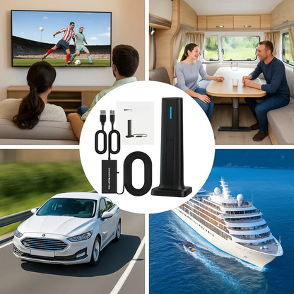 AntenneHD™ Pro – L’antenne haute performance qui capte des chaînes HD gratuites avec une clarté remarquable