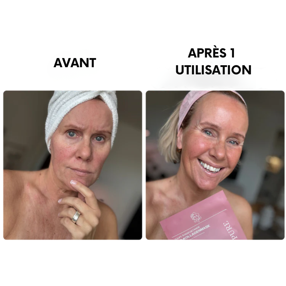 CollaPure™ – Le masque au collagène qui transforme la peau en quelques minutes