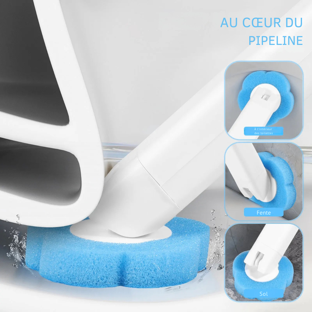 SaniBrosse™ – La brosse WC ultra hygiénique qui élimine les bactéries au lieu de les étaler