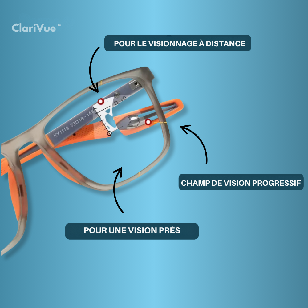 ClariVue™ – Les lunettes multifocus qui s’adaptent automatiquement à la lumière et soulagent vos yeux au quotidien