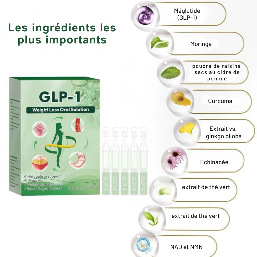 Nureava™ GLP-1 Formula – Les gouttes naturelles qui aident à apaiser l’appétit et retrouver le contrôle