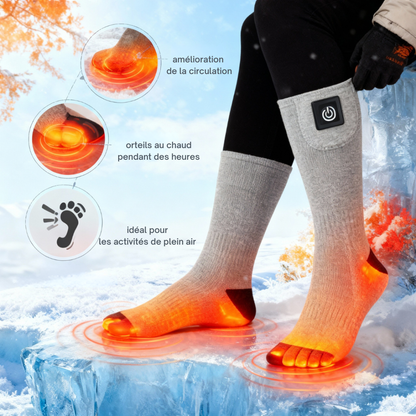 ThermaPied™ – Les chauffe chaussettes électriques qui gardent vos pieds au chaud toute la journée