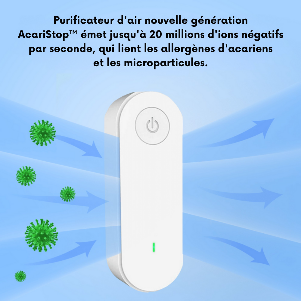 AcariStop™ – Le dispositif anti acariens qui assainit votre intérieur sans produits chimiques