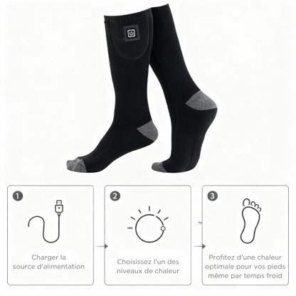 ThermaPied™ – Les chauffe chaussettes électriques qui gardent vos pieds au chaud toute la journée