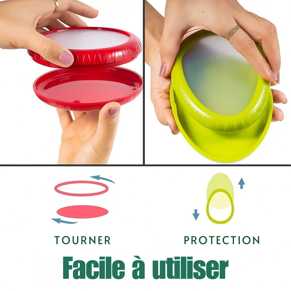 GreenKeeper™ | Contenants pour fruits et légumes avec joint en silicone