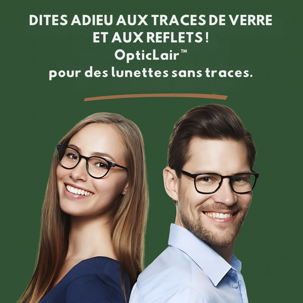 OptiClair™ – La solution ultra propre qui redonne une clarté parfaite à vos lunettes