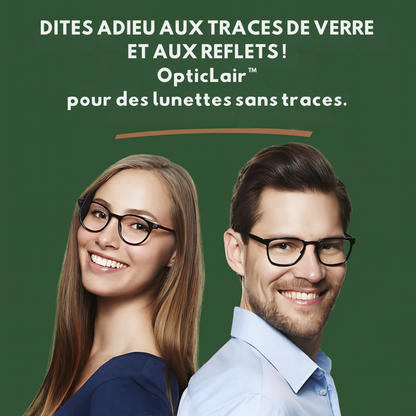 OptiClair™ – La solution ultra propre qui redonne une clarté parfaite à vos lunettes