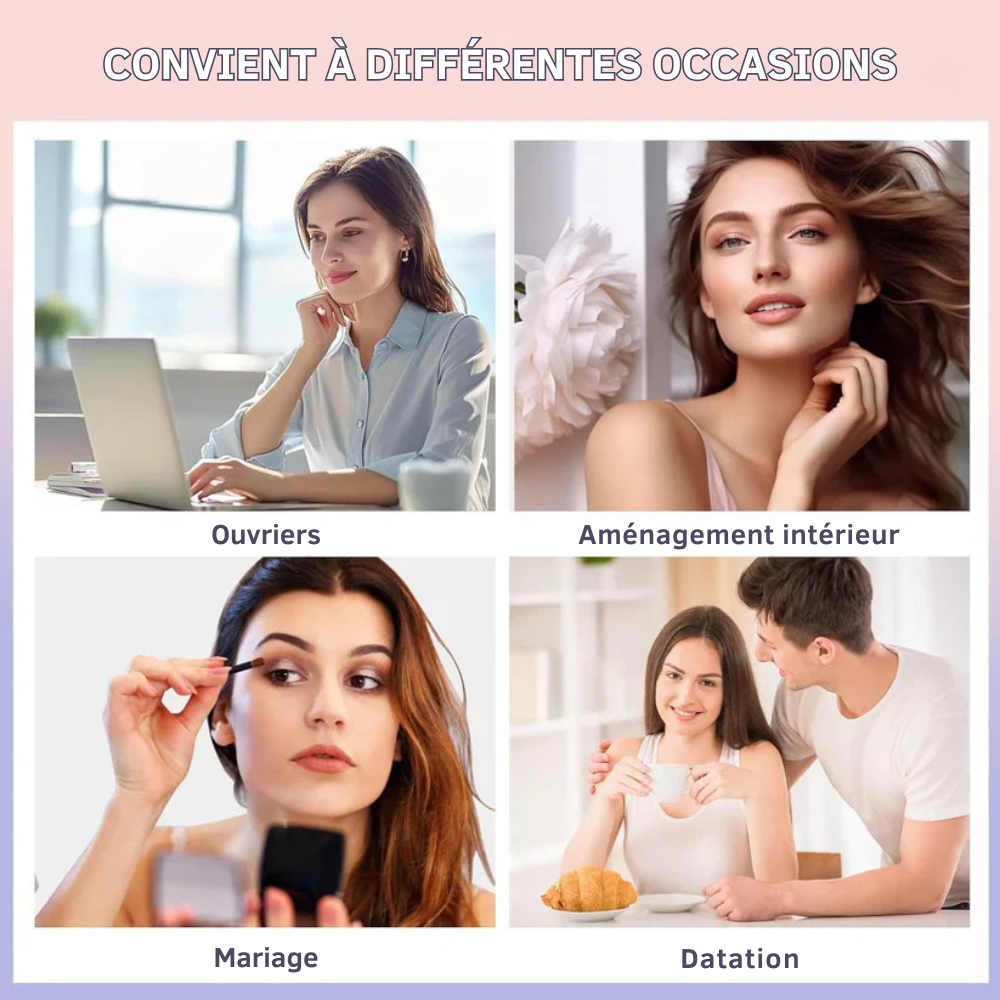 InvisiLift™ | Bandeau de lifting facial invisible – 40 pièces par paquet