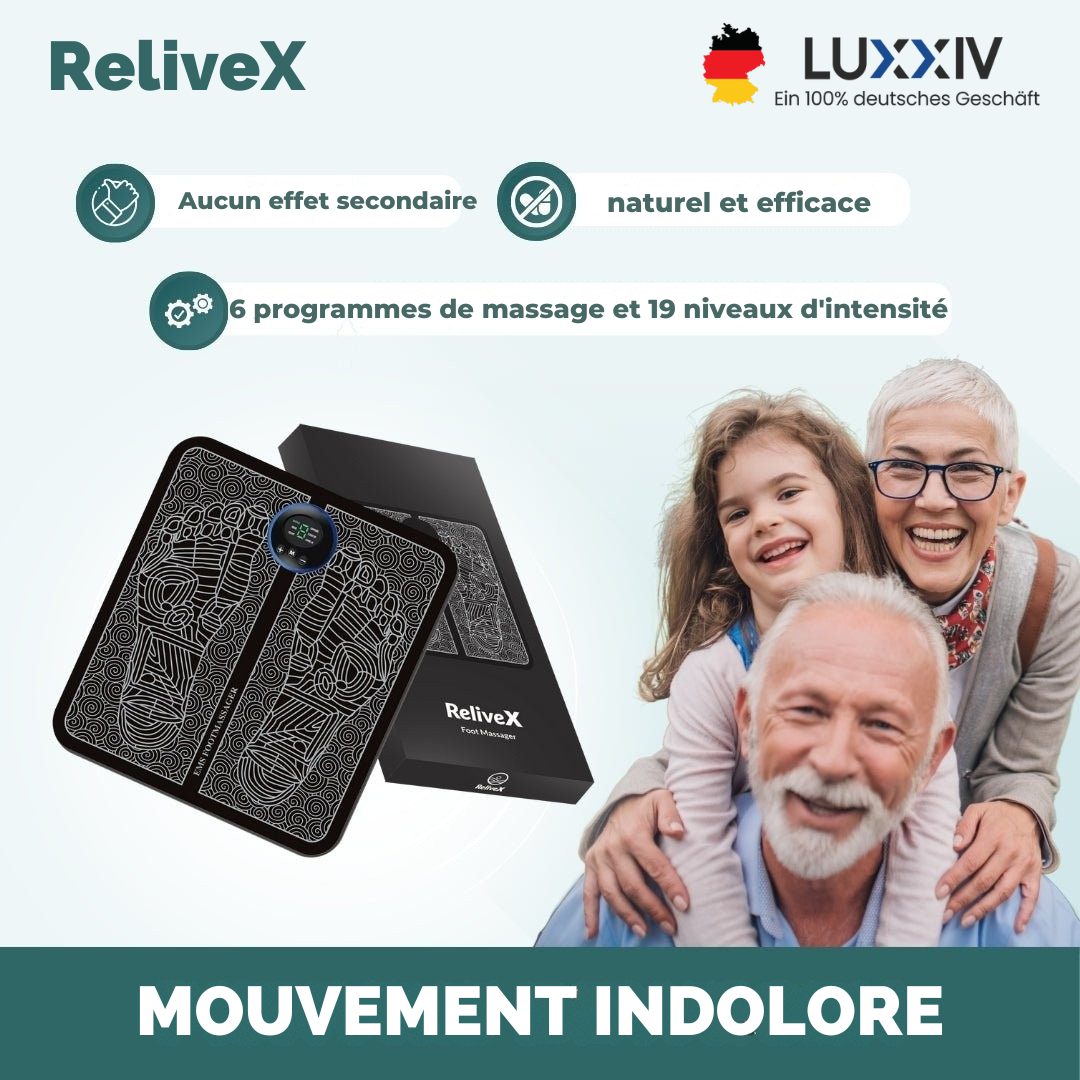 ReliveX™ | Appareil de massage pour les pieds pour une détente ultime