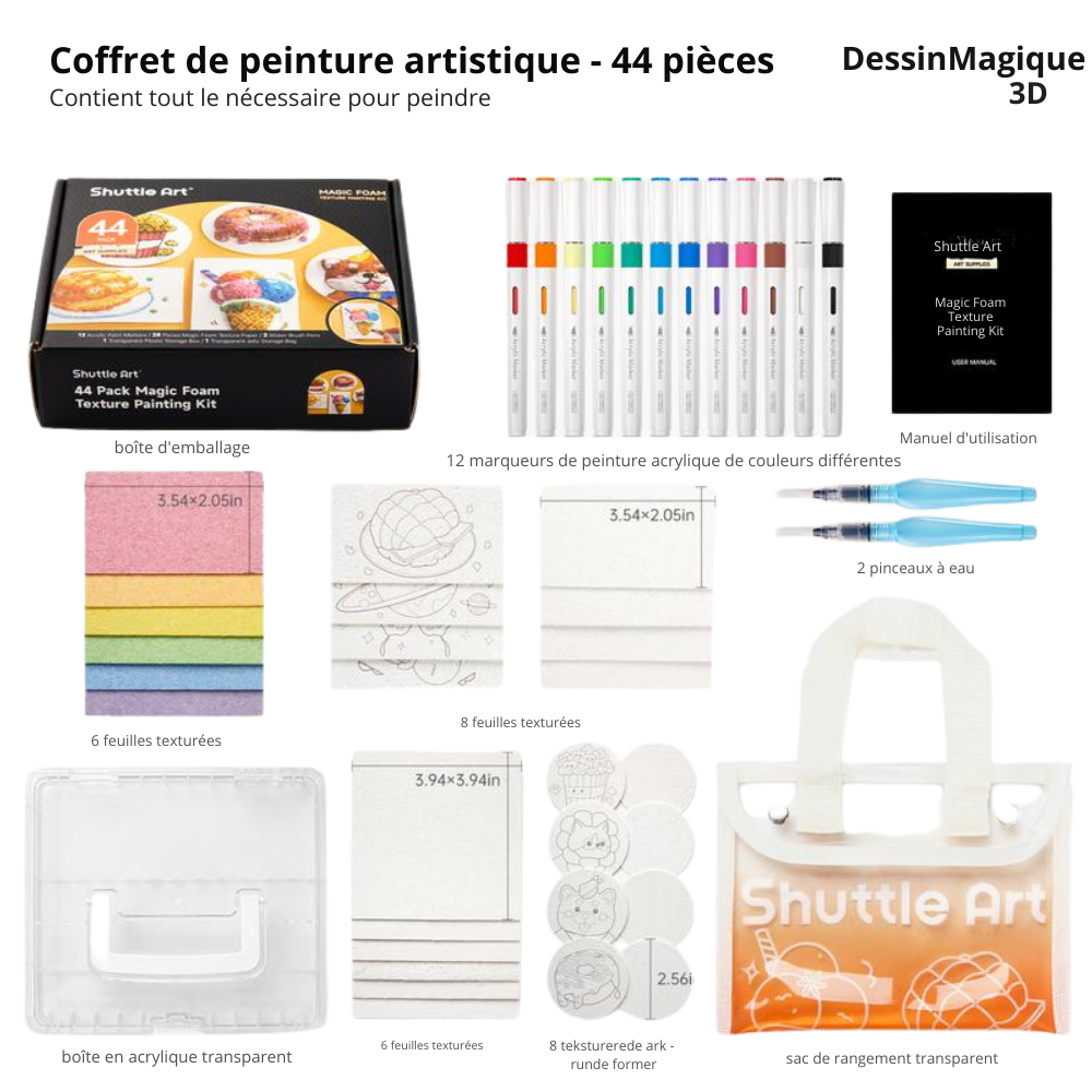 DessinMagique™ 3D | Un jeu créatif qui sort du papier