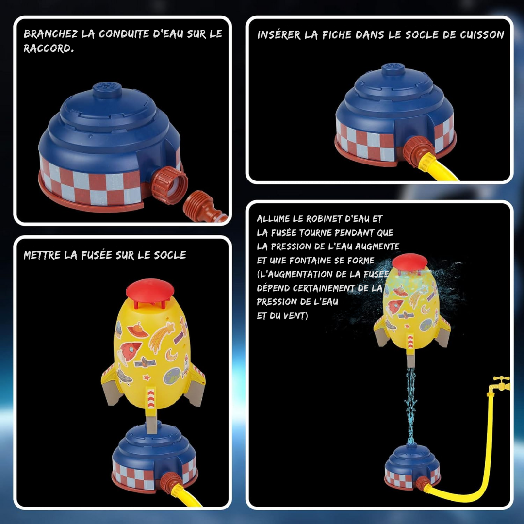 KidSplash™ | La fusée aquatique volante pour des jeux d'été sans fin !