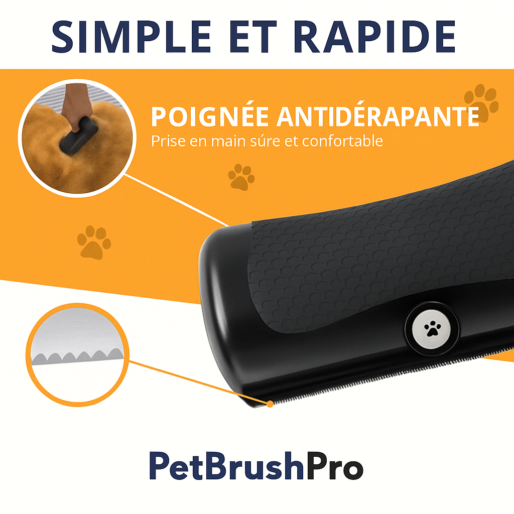PetBrush™ Pro | Brosse Professionnelle pour Chiens & Chats