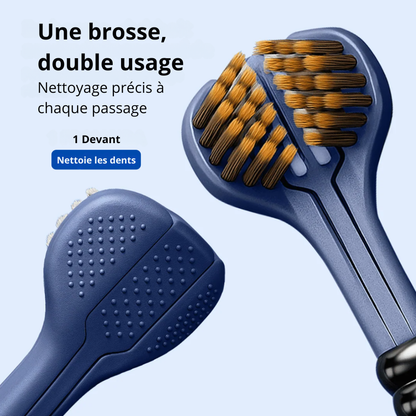 TriBrosse™ 3D | Brossez plus vite, plus proprement et plus facilement que jamais