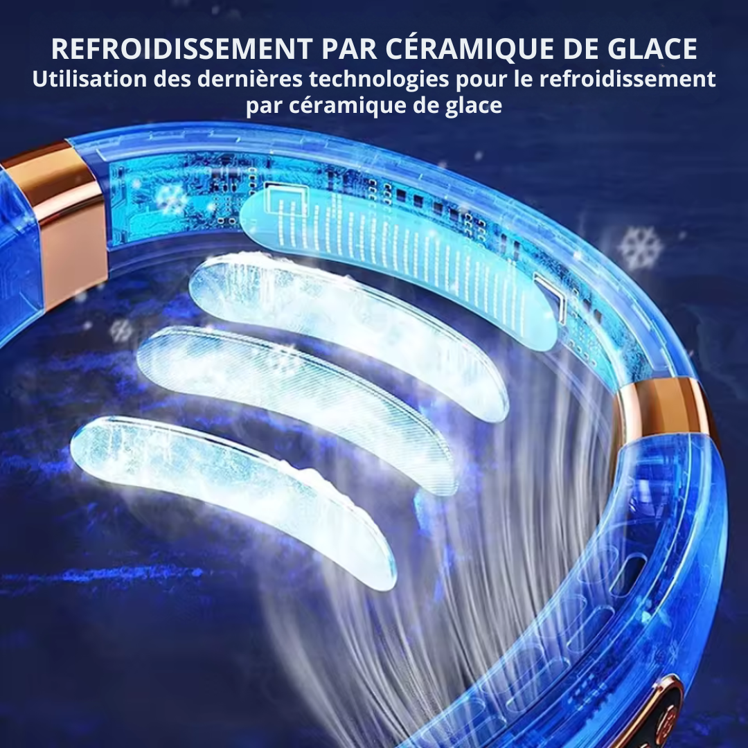 NeckBreeze™ | Le climatiseur personnel que vous emportez partout avec vous