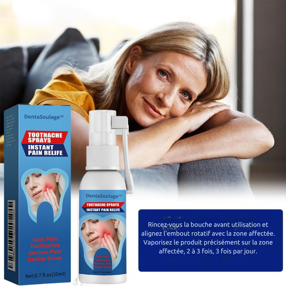 DentaSoulage™ | Soulagez la douleur et l'irritation en quelques minutes – naturellement et en toute sécurité