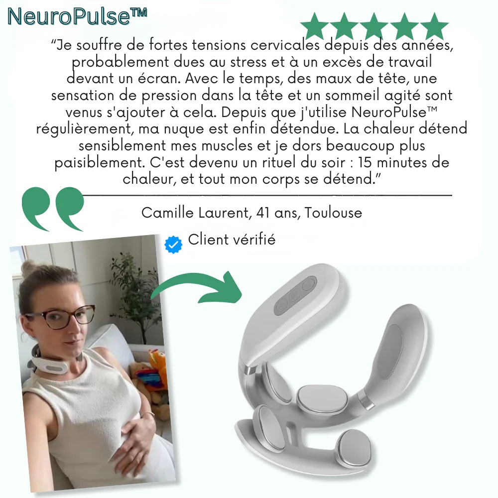 NeuroPulse™ | Chaleur profonde et sérénité qui libèrent les tensions de l'intérieur