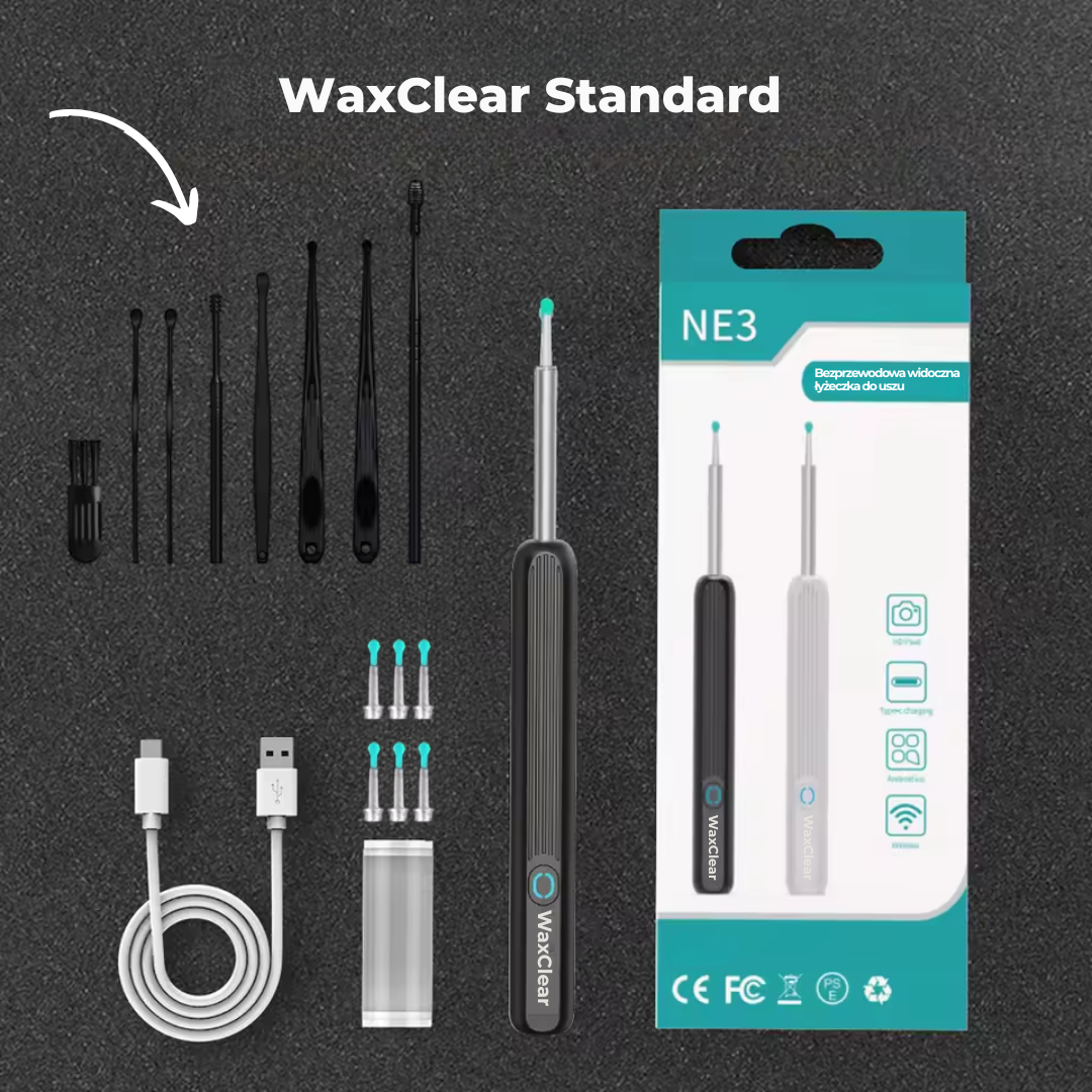 WaxClear™ | Nettoyage des oreilles intelligent avec une technologie avancée