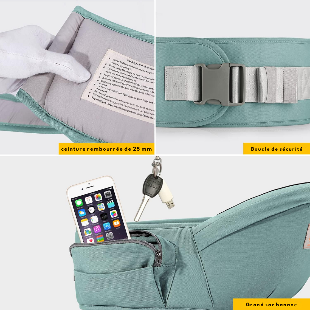 HipCarry™ | Confort ergonomique qui facilite le port de l'enfant