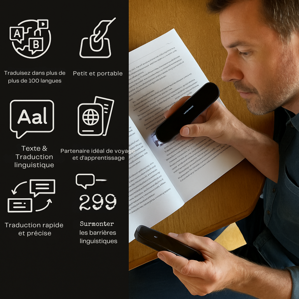 TalkEasy™ | Votre traducteur de voyage ultime en taille de poche !