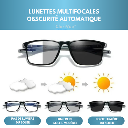 ClariVue™ – Les lunettes multifocus qui s’adaptent automatiquement à la lumière et soulagent vos yeux au quotidien