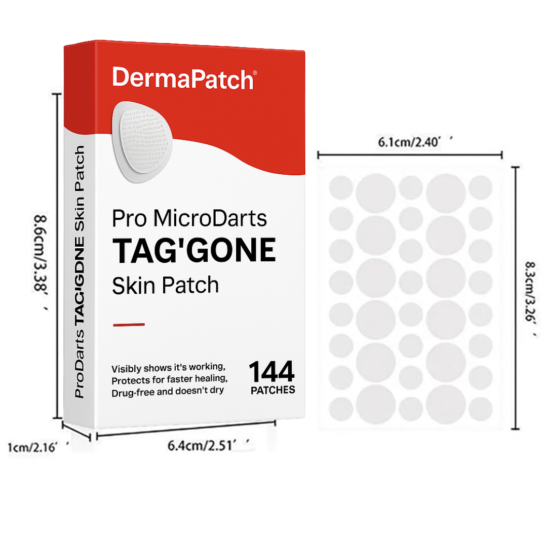DermaPatch™ | Enlever les grains de beauté pendants sans douleur - pas de cicatrices, pas de coupures, pas de stress !