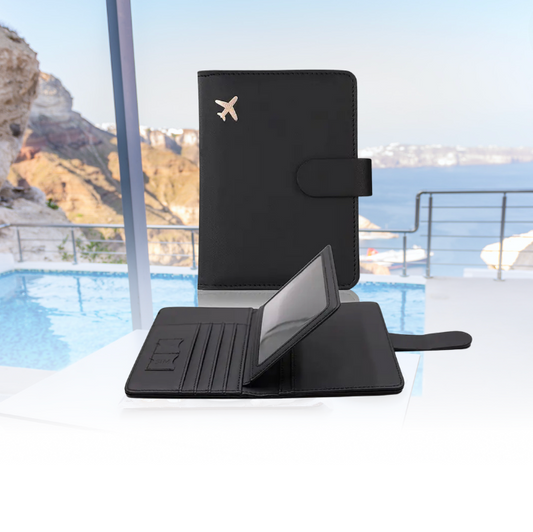 TravelMate™ | Le porte-passeport ultime pour un voyage sûr et confortable