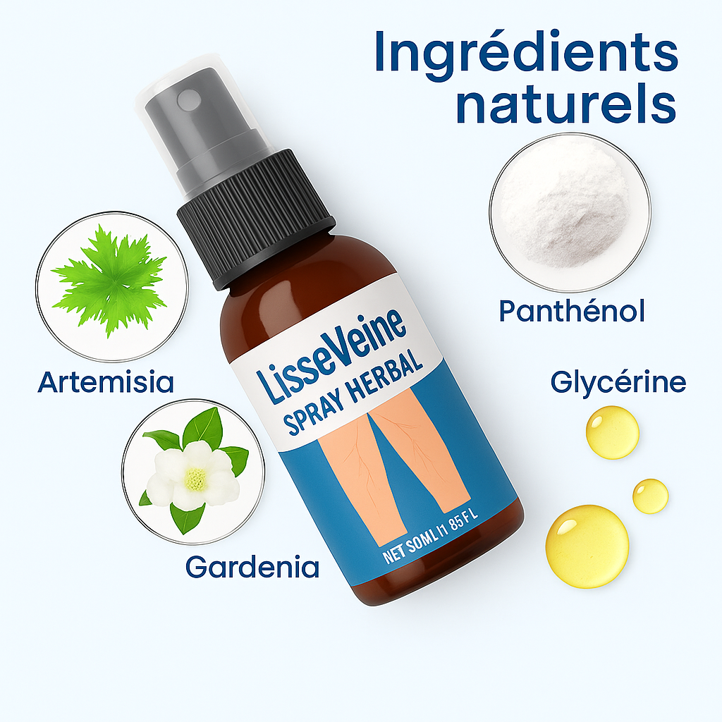 LisseVeine™ | Soutien naturel pour des veines saines et une circulation améliorée
