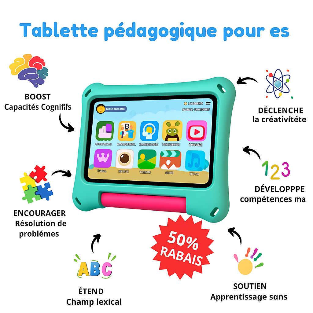 P'titCopain™ | Tablette Éducative pour Enfants