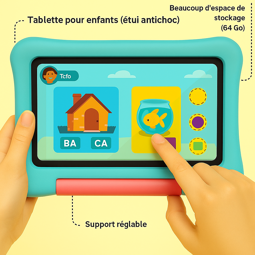 P'titCopain™ | Tablette Éducative pour Enfants