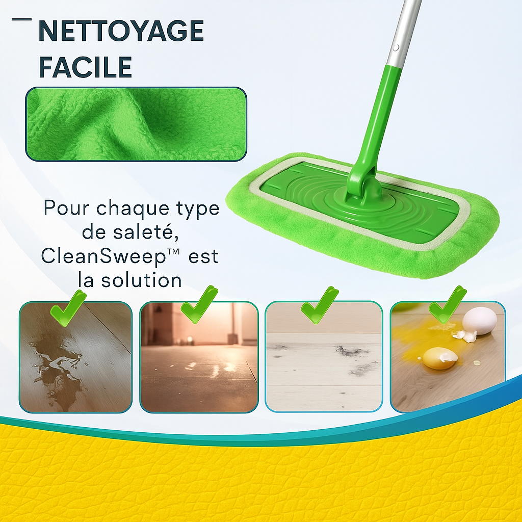 CleanSweep™ | Économisez de l'argent avec les chiffons réutilisables pour Swiffer