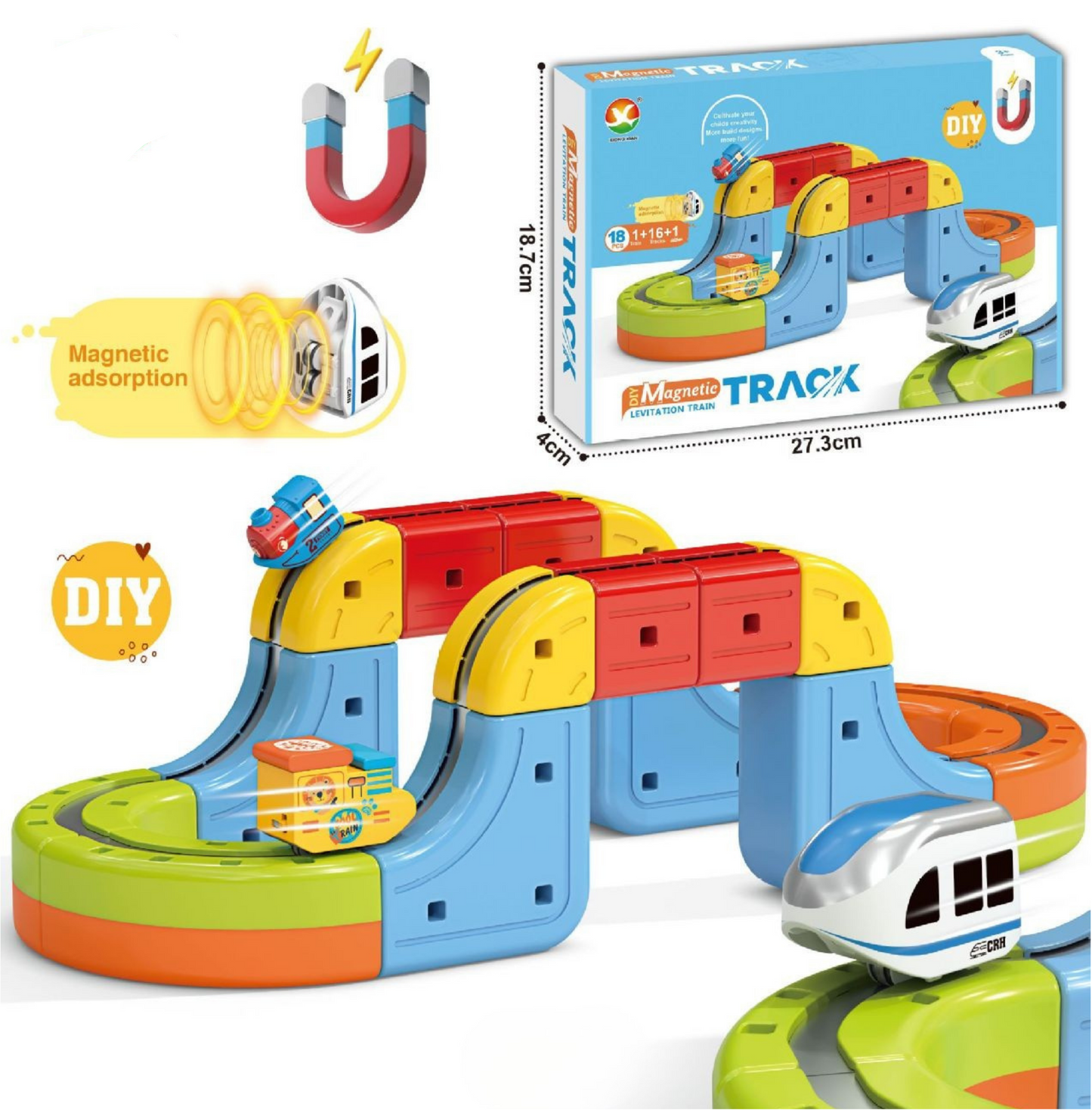 MagniRail™ – Le jeu créatif qui transforme chaque enfant en inventeur de parcours magiques