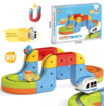 MagniRail™ – Le jeu créatif qui transforme chaque enfant en inventeur de parcours magiques